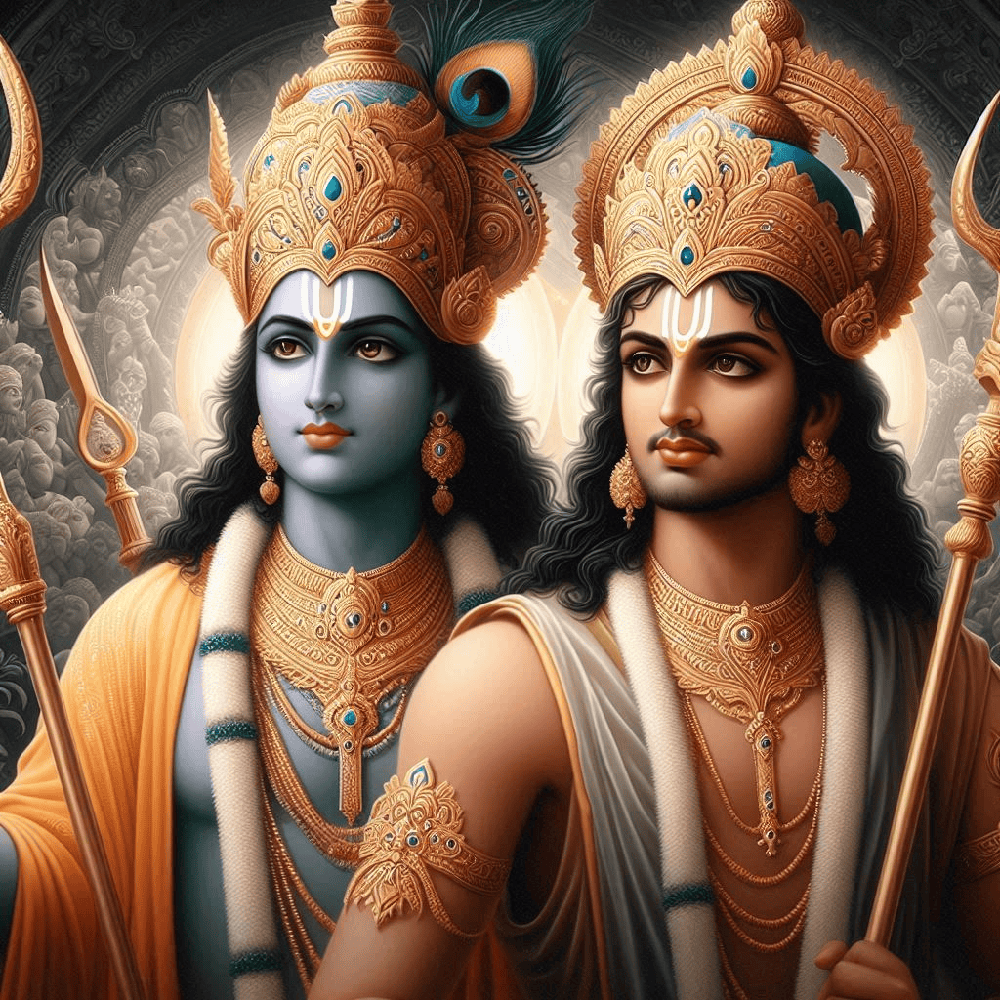 krishna and arjun